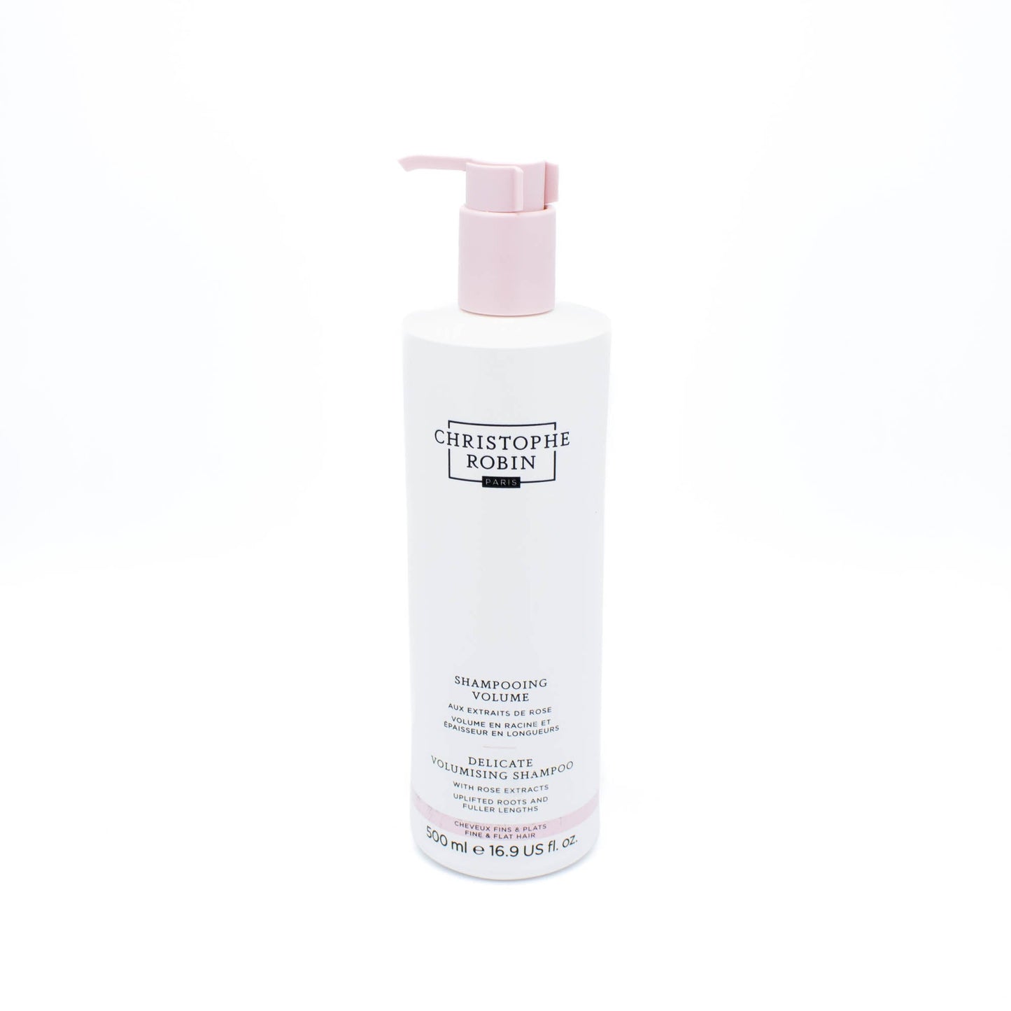 CHRISTOPHE ROBIN Delicate Volumizing Shampoo with Rose Extracts 16.9oz - Imperfect Container