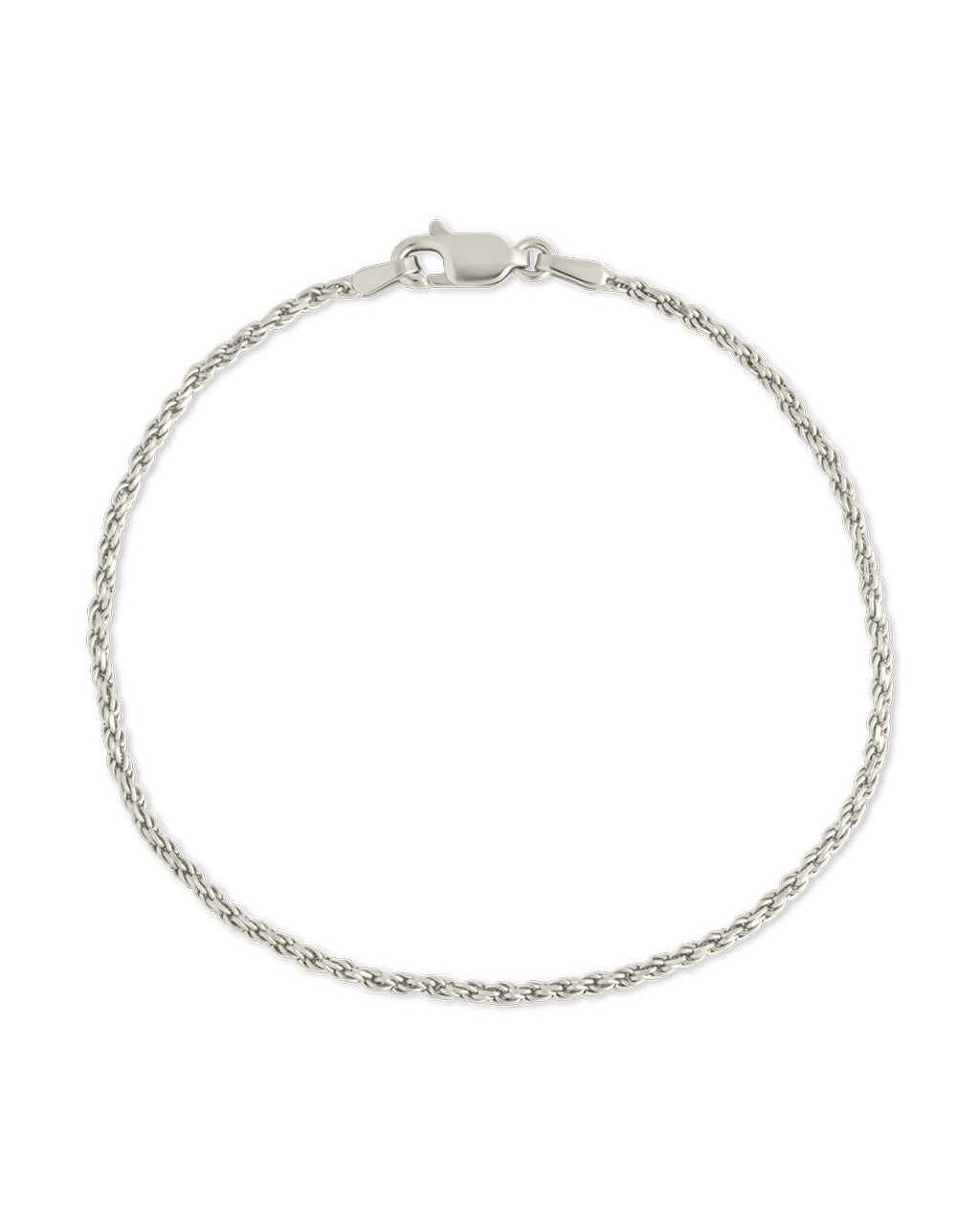 Sterling Silver Belen Dainty Rope Chain Bracelet