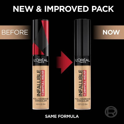 L'Oreal Paris Infallible Full Wear Waterproof Concealer 350 Bisque 0.33 fl oz - New