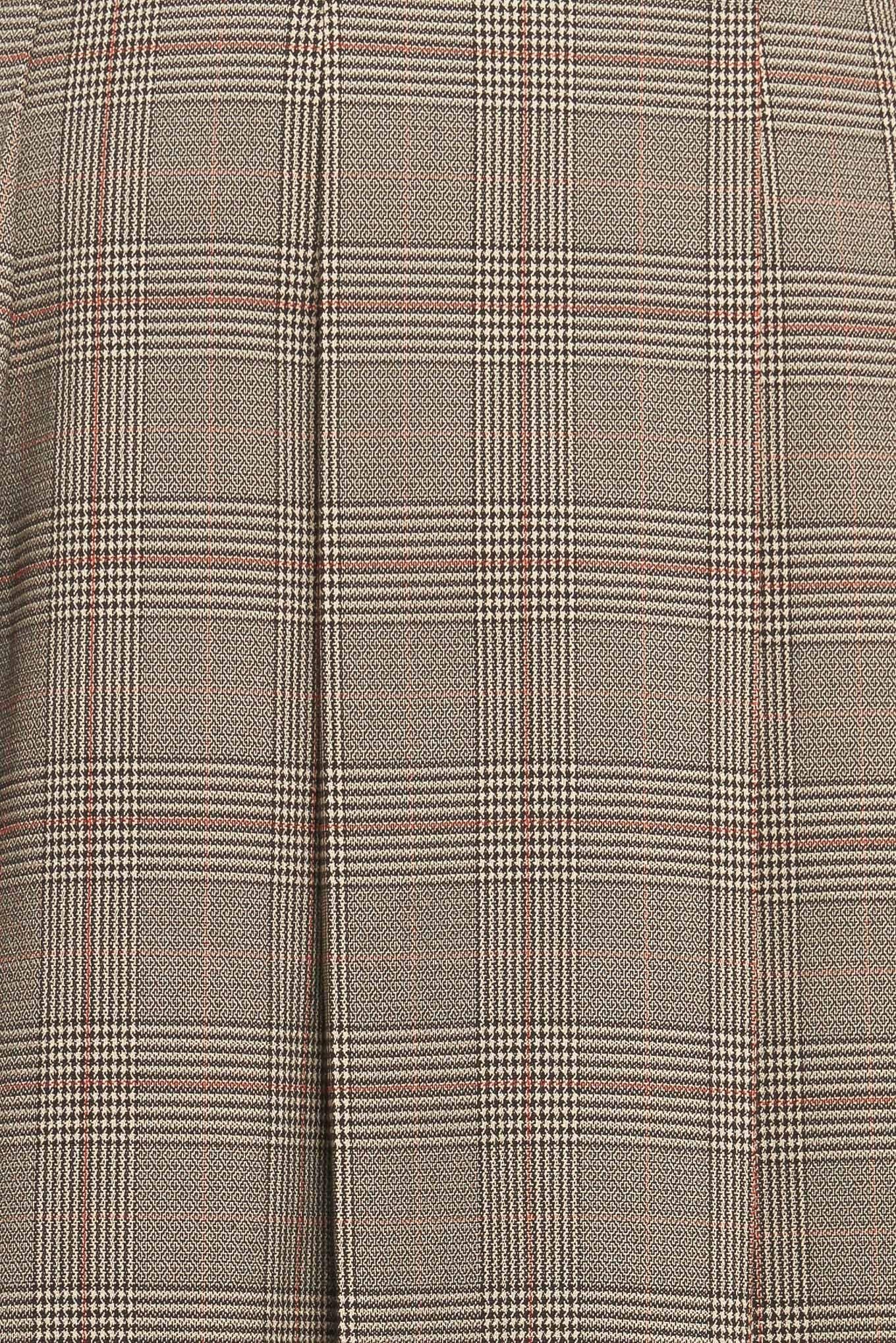 BRITISH TRACE WOVEN MIDI SKIRT