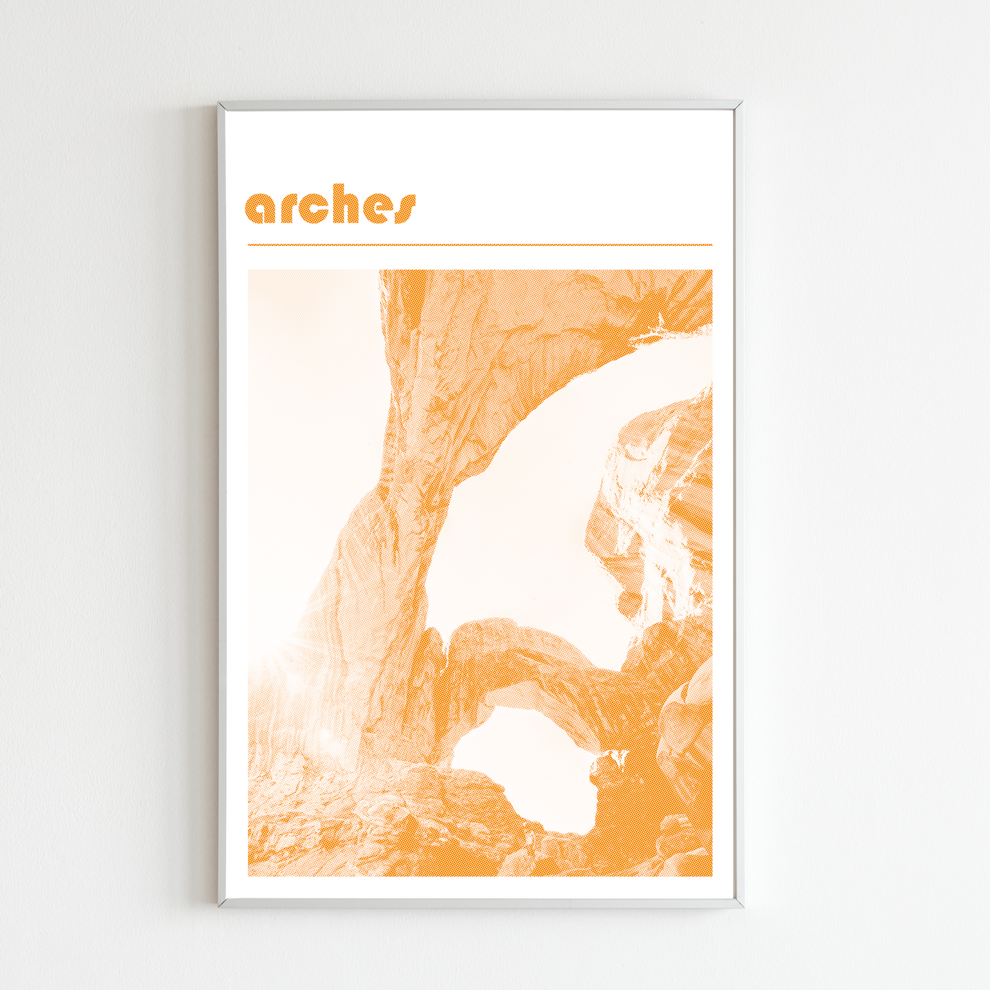 Arches National Park Print, Orange