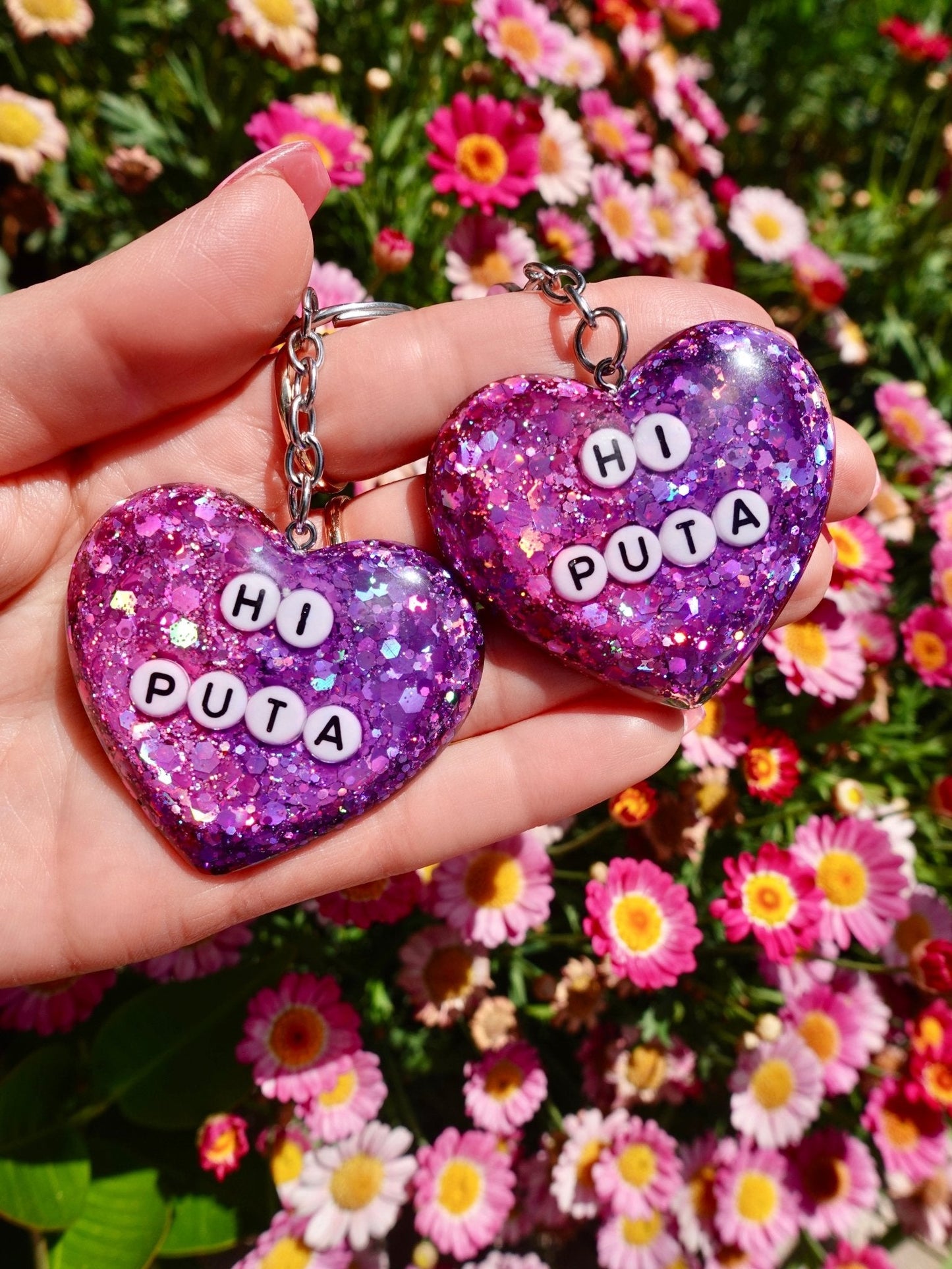 Hi Puta Keychain