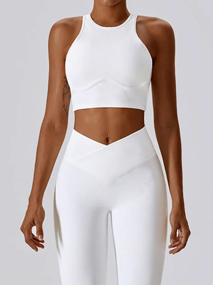 Basic Bae Cutout Racerback Active Tank
