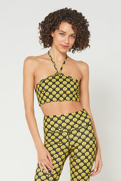 Halter Tie-Back Crop Top Made in USA