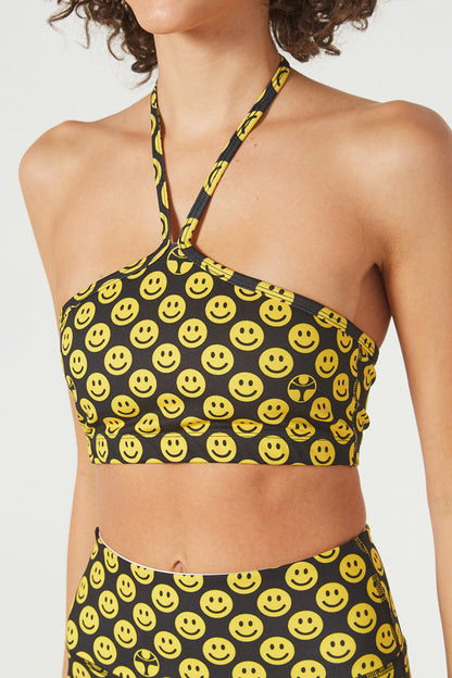 Halter Tie-Back Crop Top Made in USA