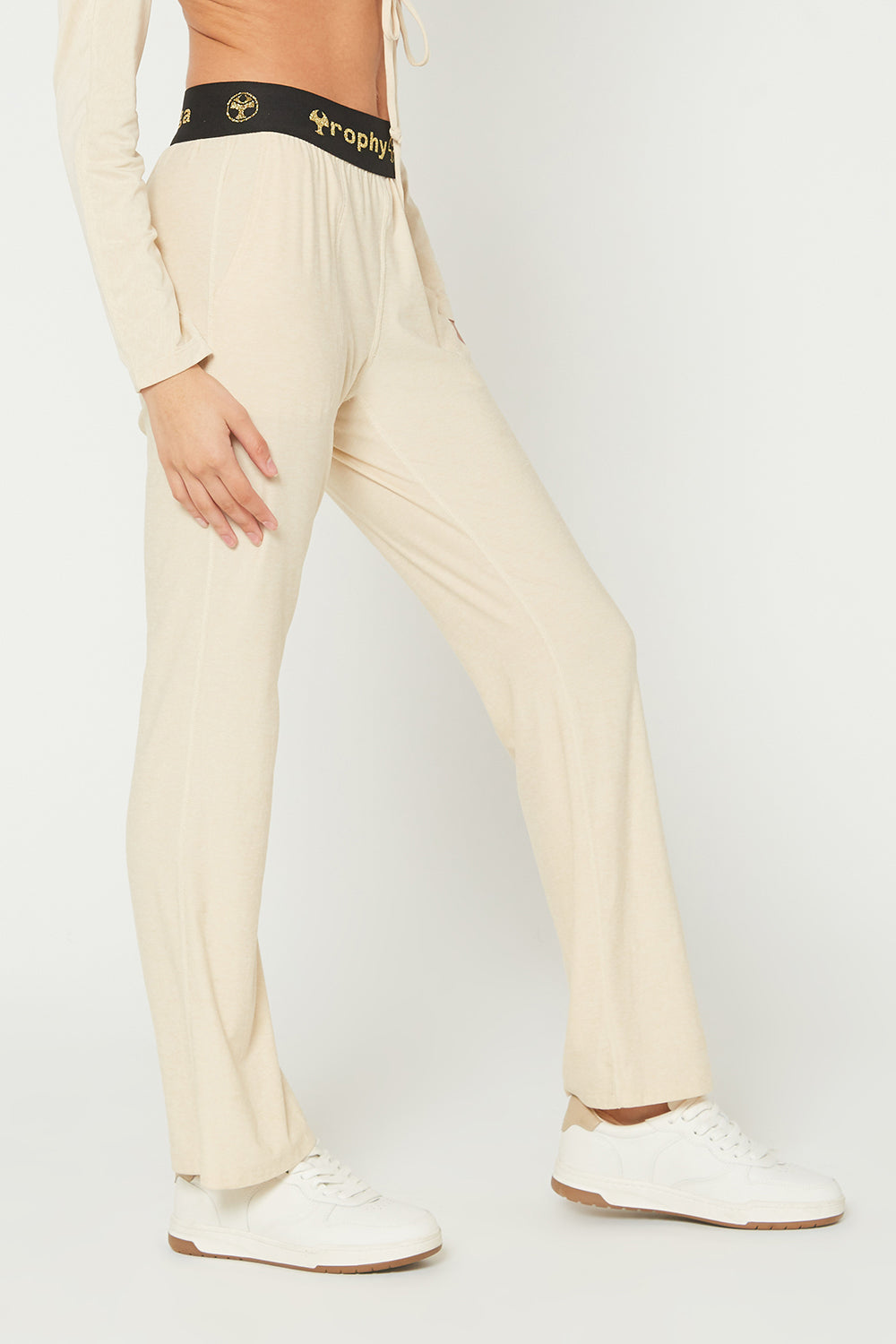 Light Heather Logo Relaxed Pants Made in USA