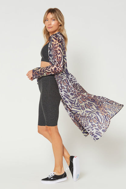 Wild Side Maxi Cover Up Shirt Made in USA