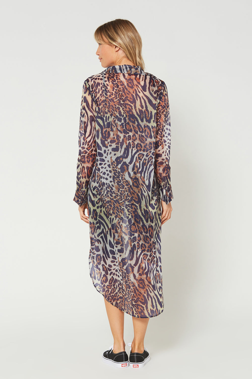 Wild Side Maxi Cover Up Shirt Made in USA