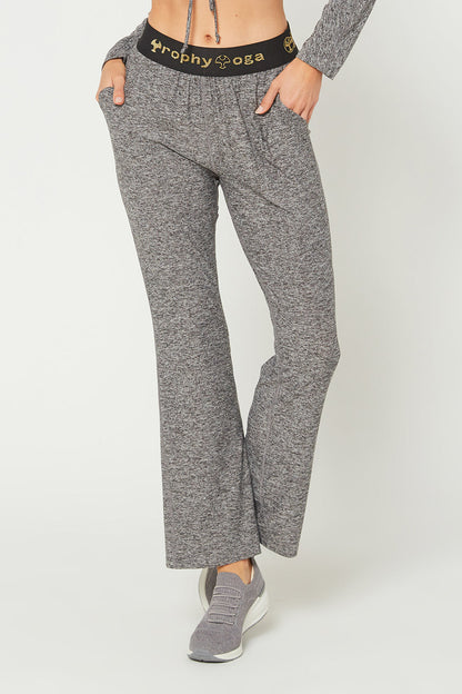 Light Heather Logo Relaxed Pants Made in USA