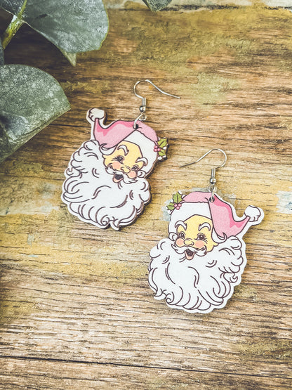 Adorable Santa Earrings
