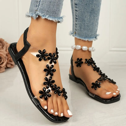 Open Toe Flats Sandals