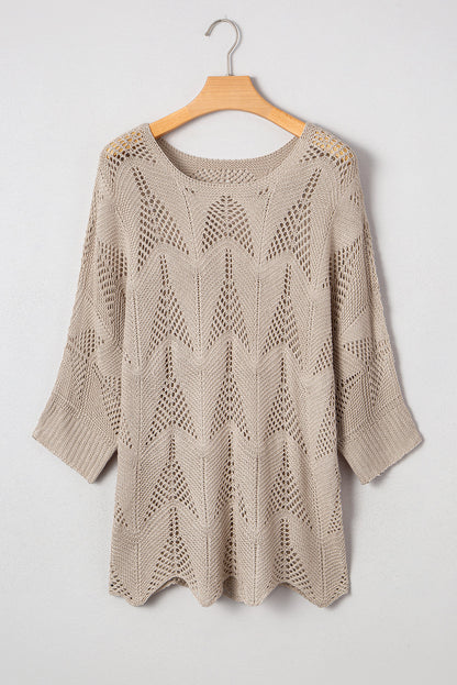 Ava 8 Sleeve Casual Sweater