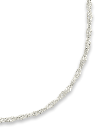 Sterling Silver Janina Delicate Twisted Chain Bracelet