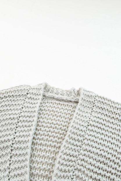 Oakley Shoulder Puff Sleeve Cardigan