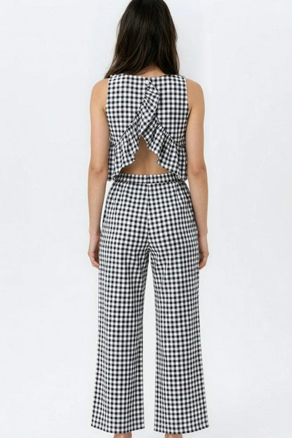 Gingham Pants & Top Set