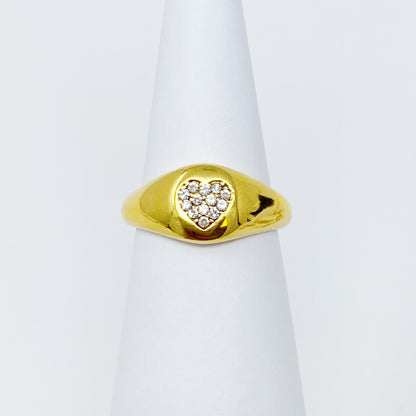 Shine Me Initial Ring