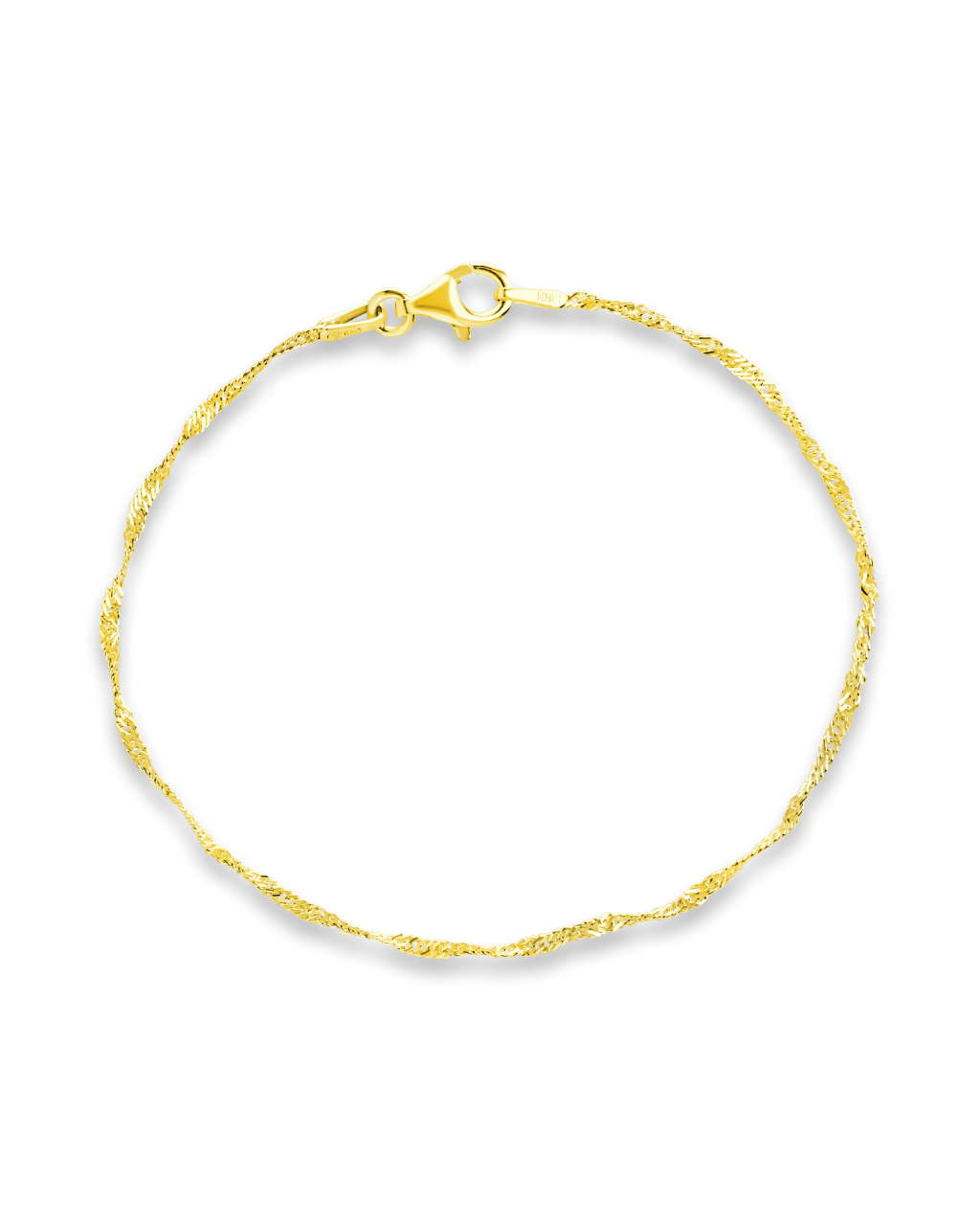 Sterling Silver Janina Delicate Twisted Chain Bracelet