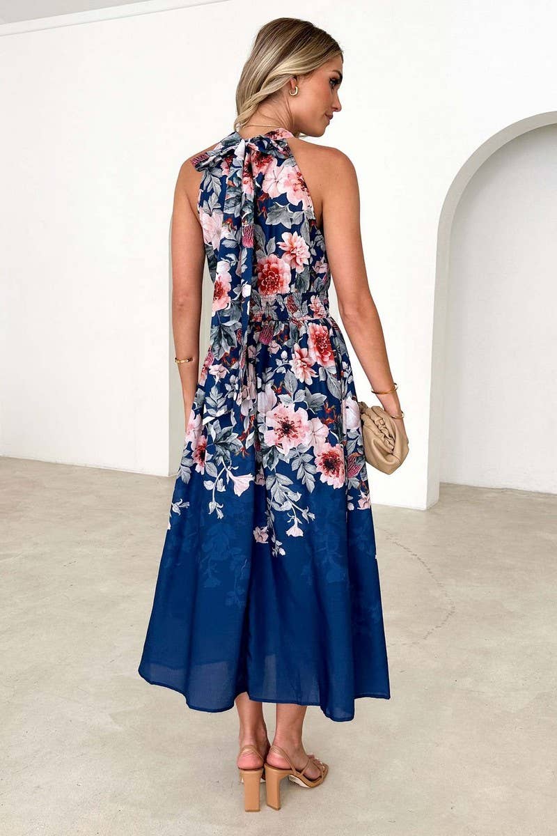 TINSLEY- Floral Halter Dress