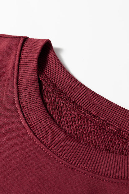 Varsity Sweatshirt - Red Dahlia