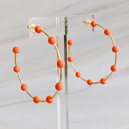 Games On Cloud Nine Hoop Earrings