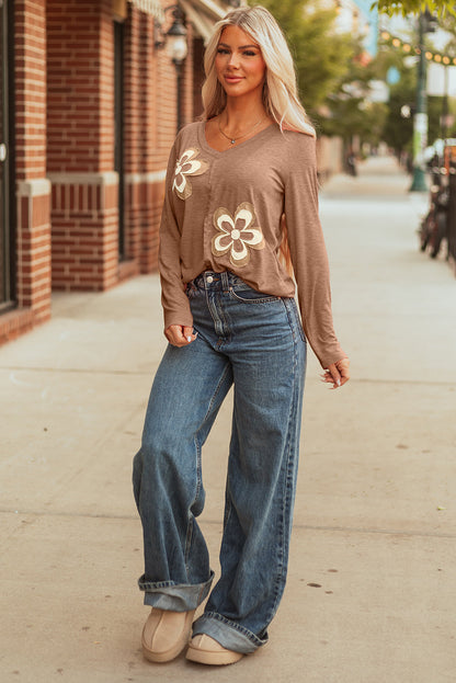Zoe Sleeve T Shirt Long Sleeve Top