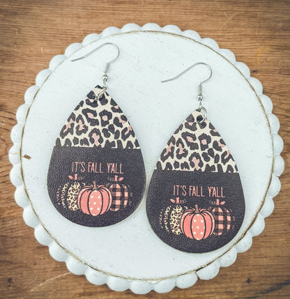 Beautiful Fall Ya'll Drop Earrings