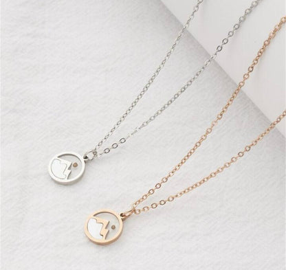 Beautiful Gold or Silver Mountain and Mustard Seed Faith Necklace