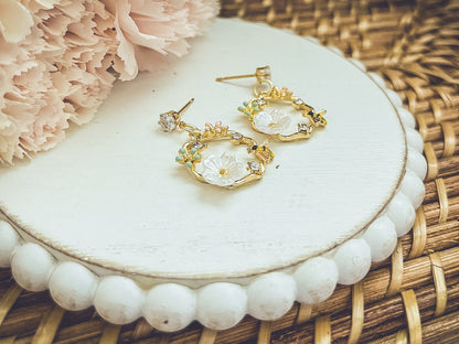 Gold Bumble Bee Earrings