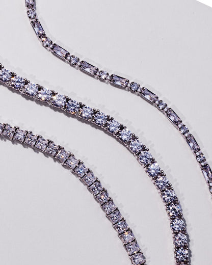 Brette Adjustable CZ Tennis Necklace