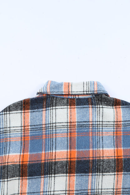 Elizabeth Plaid Down Ruffled Shirt