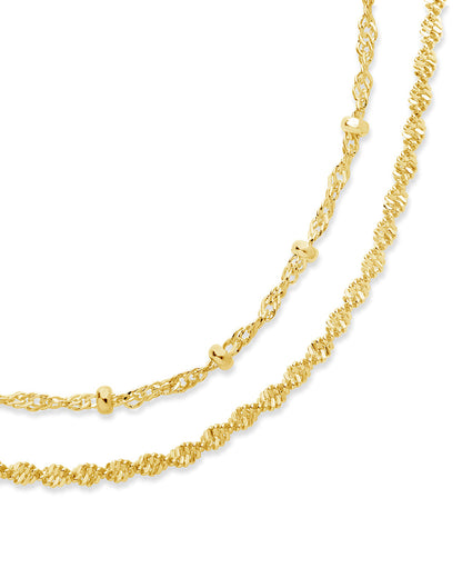 Kyra Layered Chain Anklet