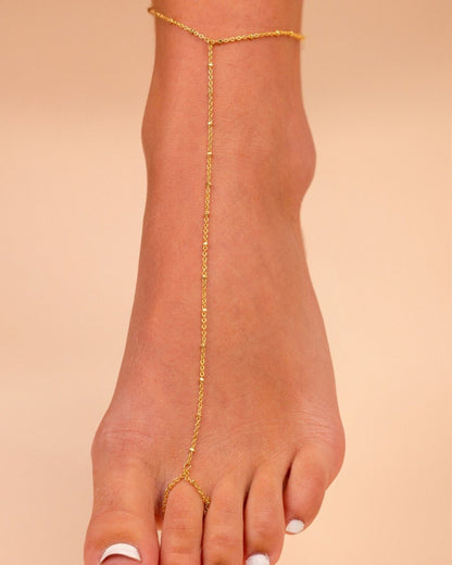Serena Simple Chain Toe Anklet
