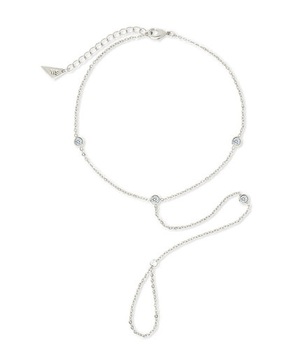 Sylvia CZ Chain Toe Anklet