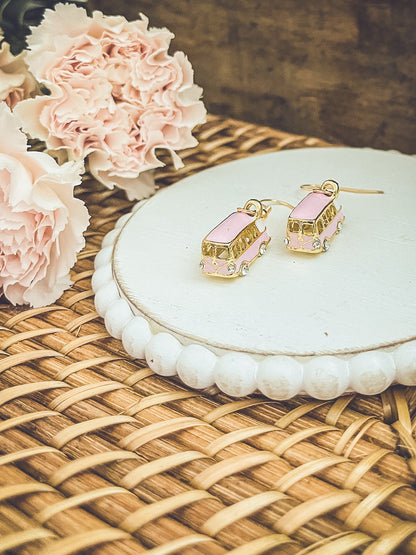 Adorable Vintage Van Earrings