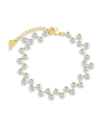 Carson CZ Tennis Bolo Bracelet