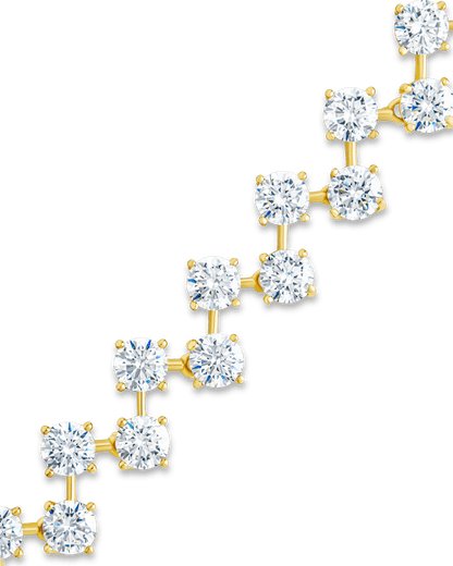 Carson CZ Tennis Bolo Bracelet