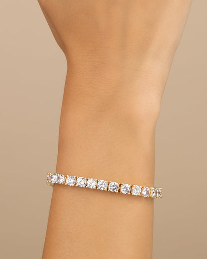 Marisol Round Cut CZ Tennis Bracelet