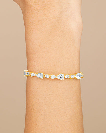 Sterling Silver Wyatt CZ Tennis Bracelet