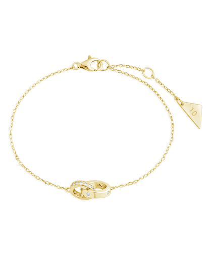 Sterling Silver Keilani Lock Link Bracelet