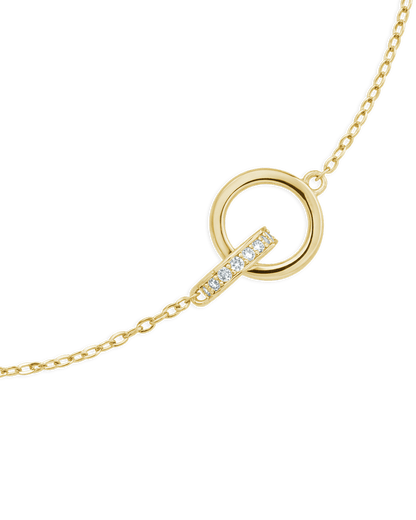 Sterling Silver Keilani Lock Link Bracelet