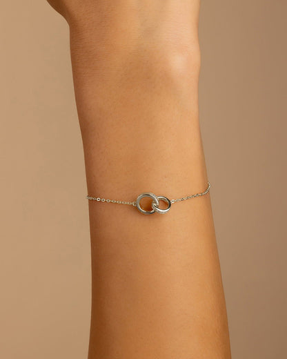 Sterling Silver Keilani Lock Link Bracelet