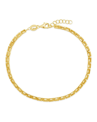 Christina Square CZ Tennis Bracelet