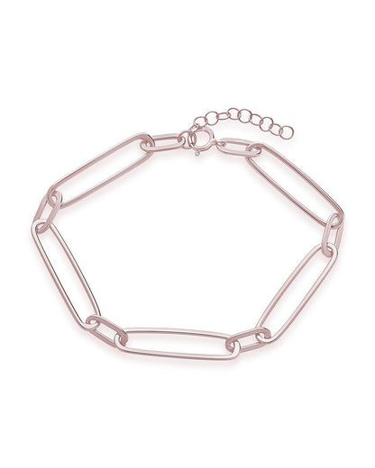 Sterling Silver Polished Large Link Bracelet