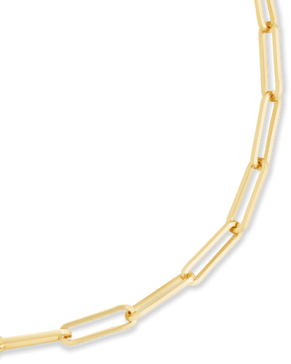 Sterling Silver Paperclip Chain Bracelet