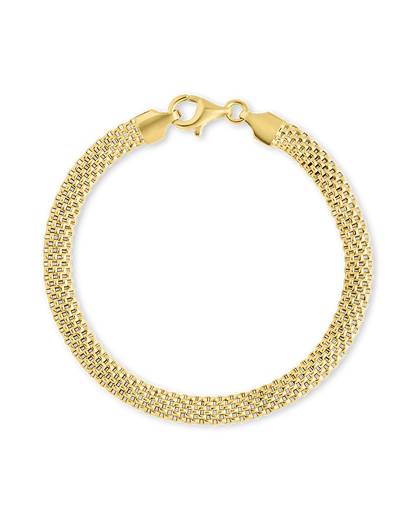 Sterling Silver Mesh Chain Bracelet