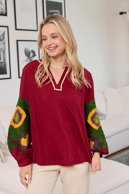 Ada Eve Embroidered Top