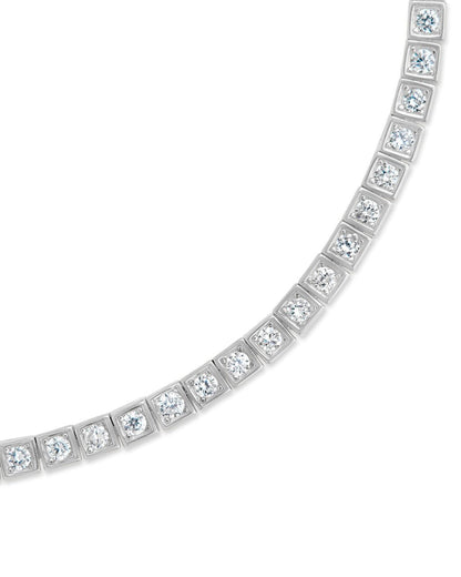 Christina Square CZ Tennis Bracelet