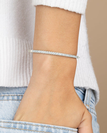 Aster CZ Tennis Bracelet