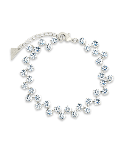 Carson CZ Tennis Bolo Bracelet
