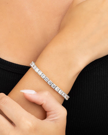 Marisol Round Cut CZ Tennis Bracelet